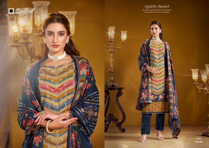 Aayat Vol 8 By Zulfat Viscose Printed Dress Material Wholesale Shop In Surat